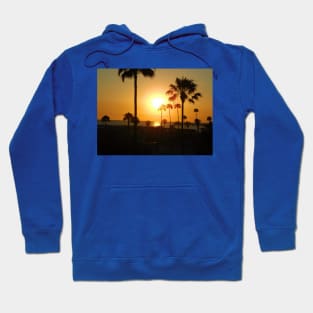 Sunset over the pier Hoodie